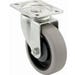 Plate Caster Swivel 4 in. Thermoplastic Rubber