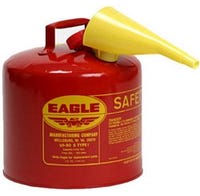 Gas Can Safety 5 gal. Red Metal