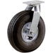 Plate Caster Swivel 8 in. Pneumatic Wheel