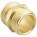 Green Thumb Connector Double Male Brass 3/4 in. NH x 3/4 in. NH fits Threaded Hose to Hose Connector