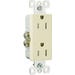 Decorator Duplex Receptacle 15A Ivy