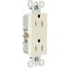 Decorator Duplex Receptacle Tamper-Resistant 15A Almond