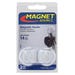 Magnetic Hook All Purpose White 2 Pack