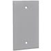 Master Electrician Blank Cover Waterproof 1 Gang Gray