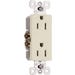 Decorator Duplex Receptacle Premium 15A Almond