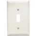 Toggle Wall Plate 1 Gang Almond