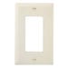 Decorator Wall Plate 1 Gang Almond