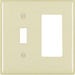 Toggle/Decorator Wall Plate 2 Gang Ivy