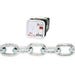 Coil Chain Grade 30 1/4 in. Blu-Krome Bulk by the Foot