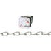 Double Loop Chain Square 2/0 Zinc Plated Low-Carbon Steel Bulk by the Foot