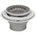 Shower Drain 2 in. x 3 in. Ceramic