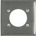 Wall Plate 2 Gang 2.15 in. Chrome