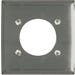 Wall Plate 2 Gang 2.15 in. Chrome