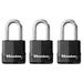 Covered Padlock 1-3/4 in. 3 Pack