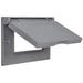 Master Electrician GFI Single Gang Flip Cover Horizontal Gray