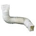 Downspout Extender Flexible 24 in. x 55 in. White