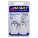 Magnetic Clip Chrome 2 Pack