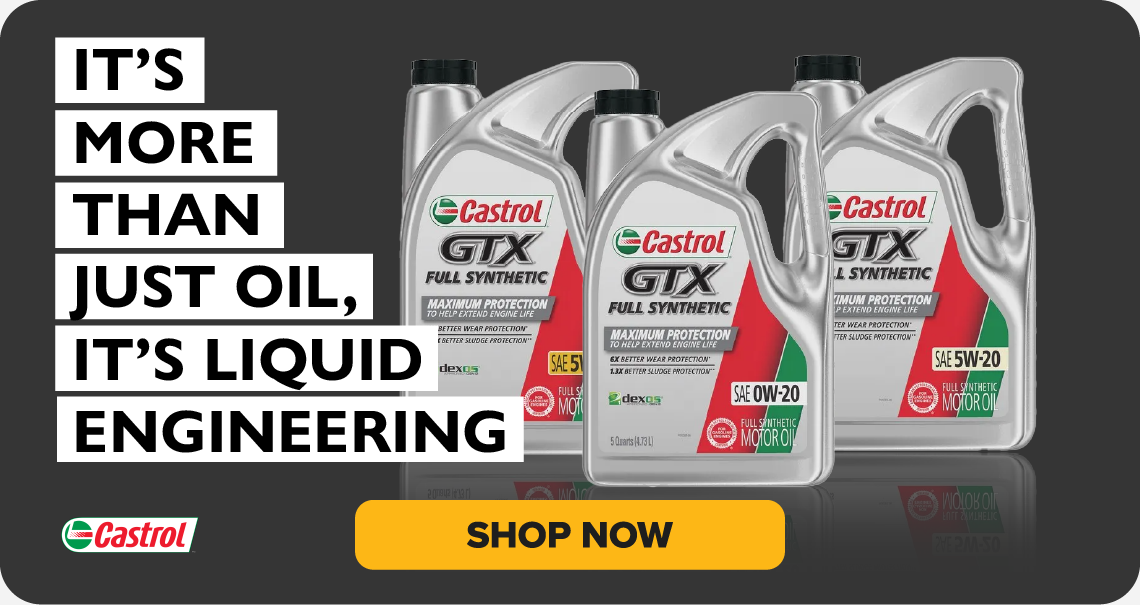 Castrol. It's more than just oil, it's liquid engineering. Shop Now.