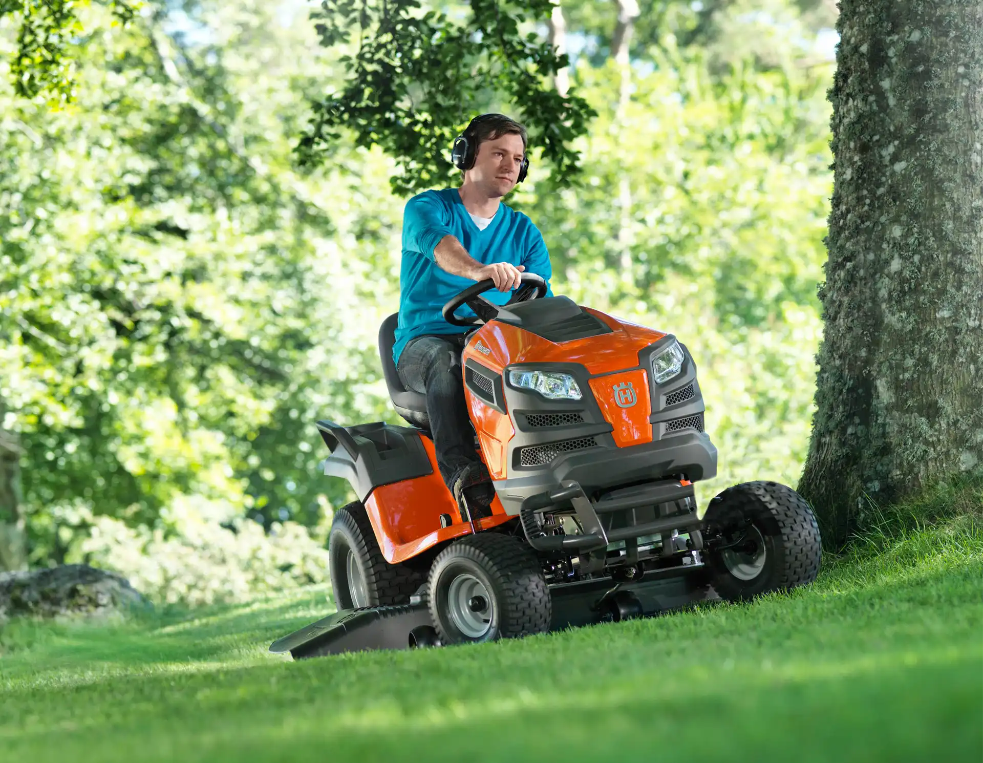 Riding lawn mower lifestyle