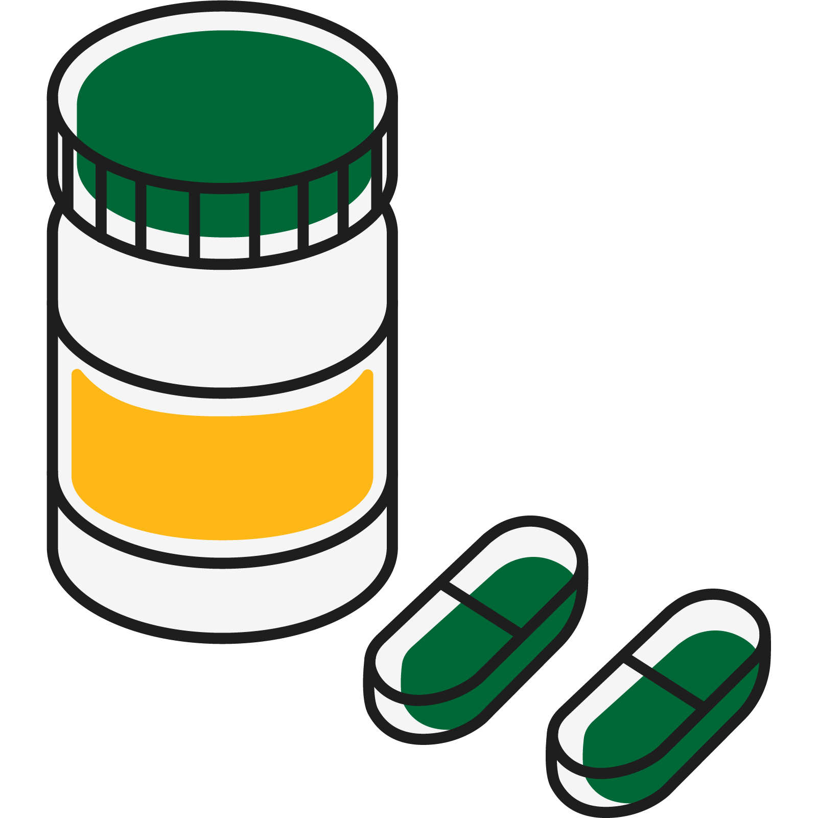 Allergy pill icon