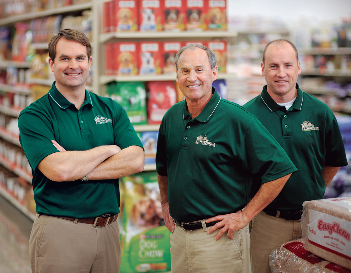 Company Owners Standing Together. From left to right, Bob Tarrant; Al Fansler; Tim Fansler